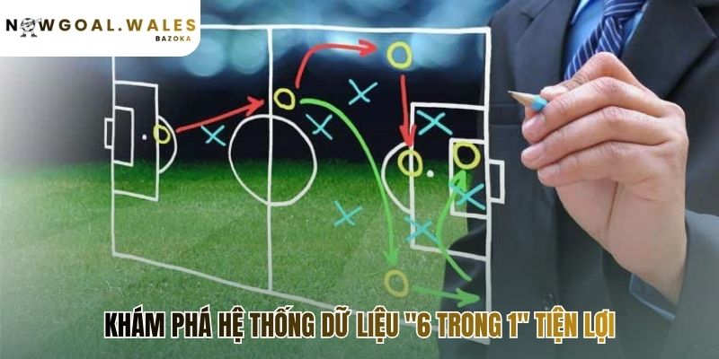 Hệ thống 6 trong 1 tích hợp toàn bộ dữ liệu bóng đá cần thiết